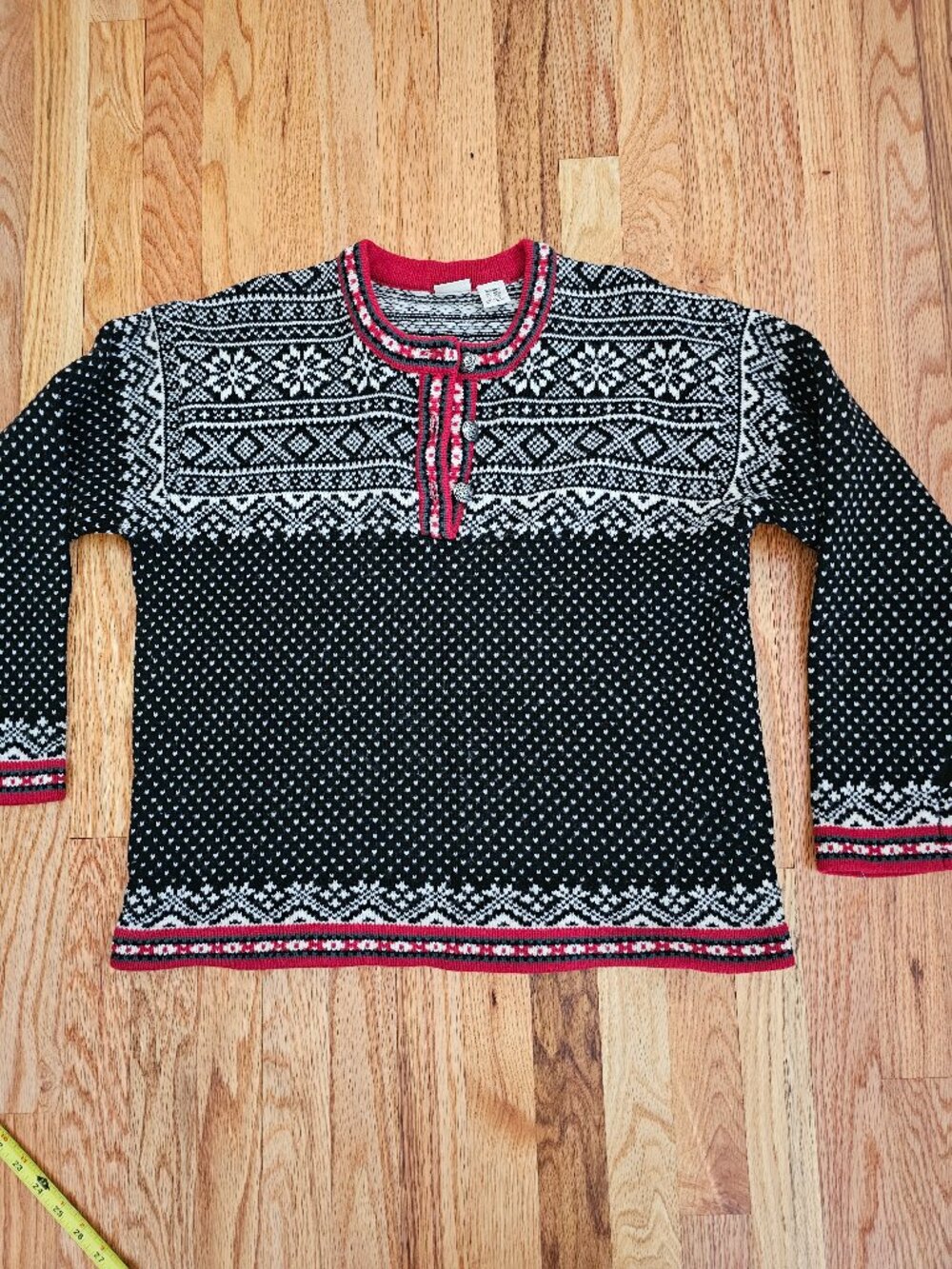 L.L. Bean Merino Wool Nordic Sweater Classic
